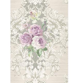 Seabrook Designs CM10309 Camille Acrylic Coated Traditional/Classic Wallpaper